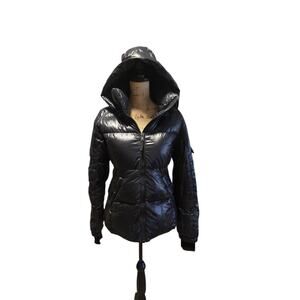 S13 New York black puffer winter coat, size medium